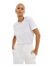 DANIELLE BERNSTEIN Womens Short Sleeve Crew Neck T-Shirt