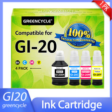 1 Combo GI-20 GI20 Ink Replacement for Canon PIXMA G6020 G7020 G5020 MegaTank