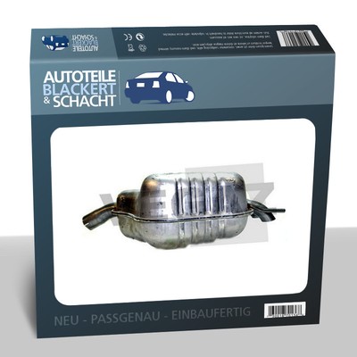 Endschalldämpfer für SAAB 9-3 1.8/2.0T 9/02-