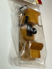 Telefono da parete in miniatura in legno nuovo anni 20 vintage