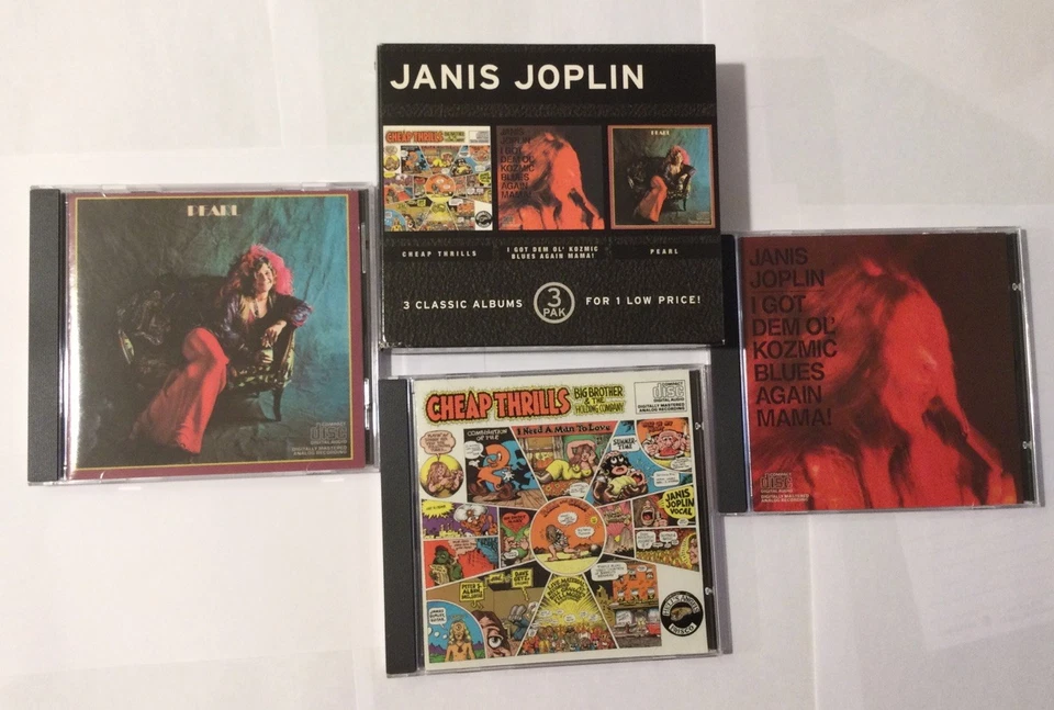 Janis Joplin 3 CD Box Set CDs Classic Rock Foto 2 de 3