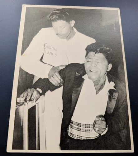 1963 R&R Postcard 4 1/4 x 6-JAMES BROWN-"Hardest Working Man in Show Business"