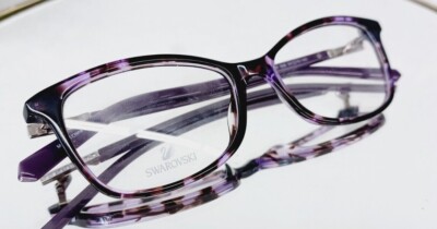 Original SWAROVSKI Eyeglasses SW5239 055 Purple- Black 51-15  display picture 2