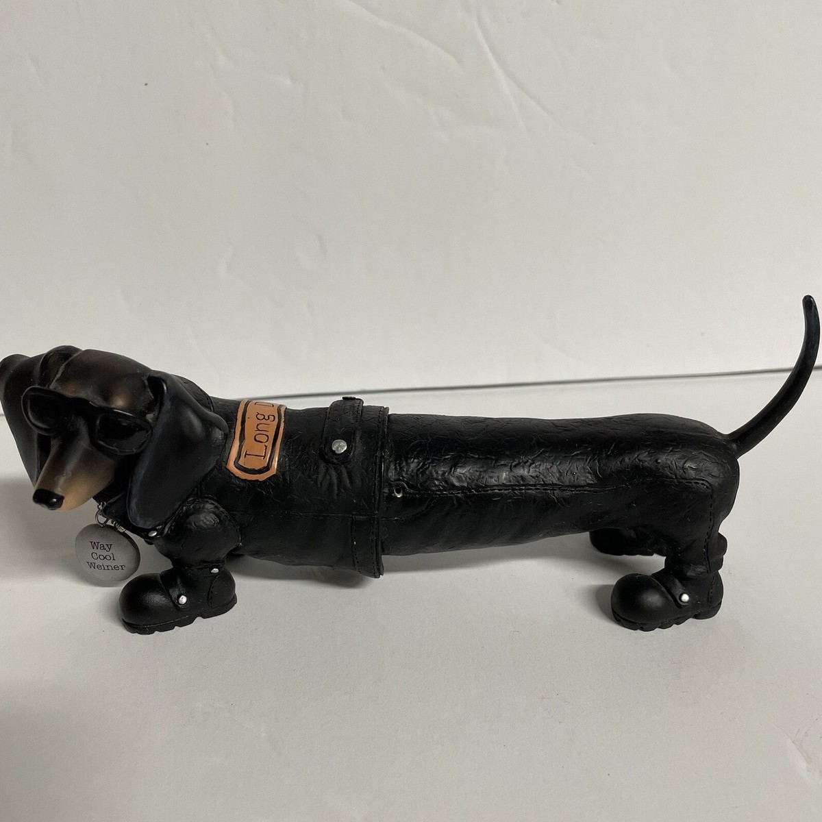 Hot Diggity Dachshund Way Cool Weiner Figurine Excellent Condition