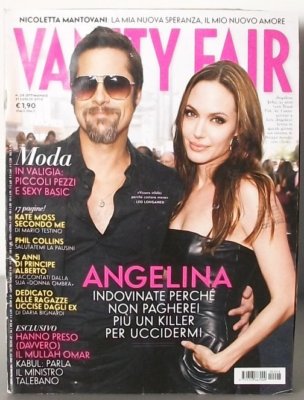 Vanity Fair Nr. 28 2010 Kate Moss Phil Collins Angelina Jolie Brad Pitt