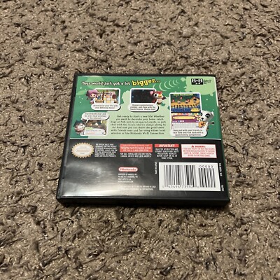 Case and Manual Only NO GAME Animal Crossing Wild World Nintendo