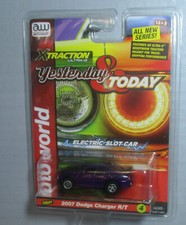 "NEW" AW REL 4 X TRAC PURPLE 2007 DODGE CHARGER R/T HO SLOT CAR