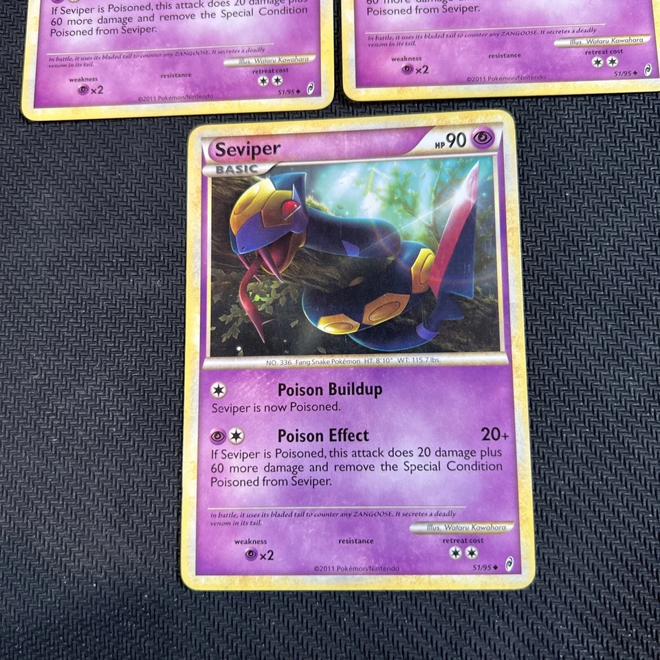 Seviper 51/95 Call of Legends Pokemon Card English Non-Holo 3 - Image 2 of 4