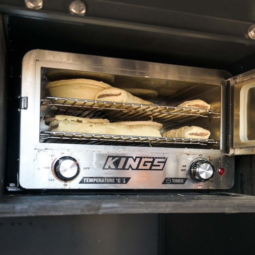 Kings 12v Travel Oven Pie warmer + Clear Top Canvas Bag - Picture 10 of 12