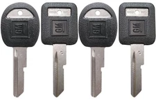 4 NEW GM Logo OEM "C" IGNITION +"D" DOORS/TRUNK Key Blanks Uncut 594032 + 593719