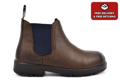 Jungen Lederstiefel Mädchen Lederstiefel Lederschuhe Chelsea Boots Stiefeletten