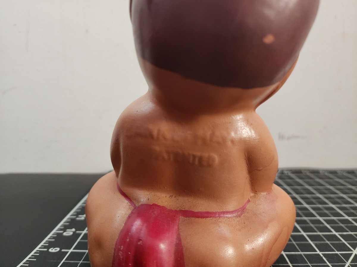 Vintage Hawaiian Menehune Bank Of Hawaii Promo Bank Missing