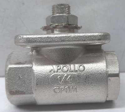 Apollo CP8M Ball Valve / 100125 0.6cm Nptf , 2-WAY, Sst