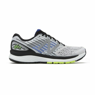 New Balance M860WB9 White Blue Silver Men Running Shoes Sneakers Laces  Synthetic | eBay