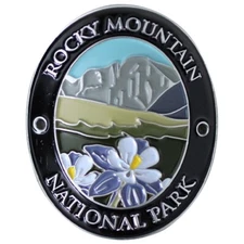 Rocky Mountain National Park Walking Stick Medallion - Colorado Hiking Badge
