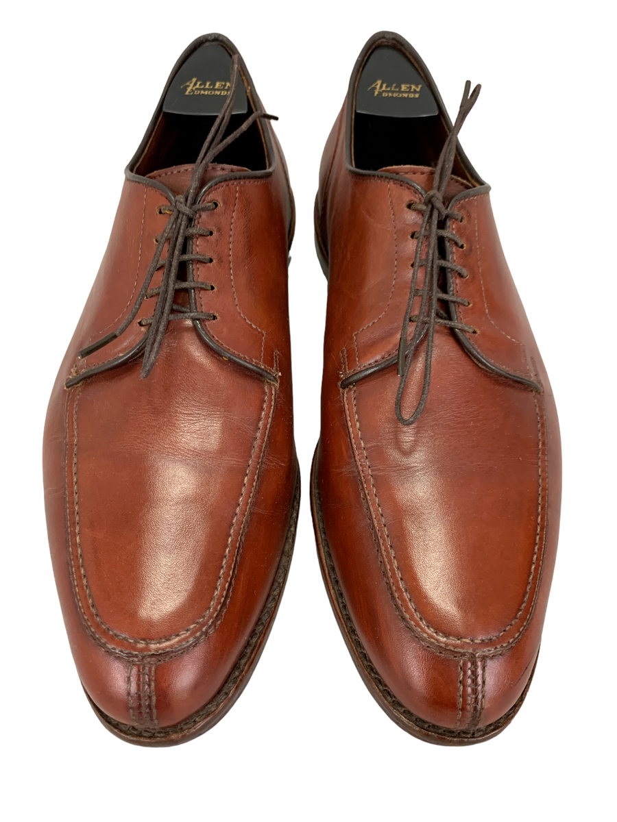 Allen Edmonds LaSalle 　Uチップ ブラウン Allen Edmonds LESALLE brown leather lace up split apron toe men's