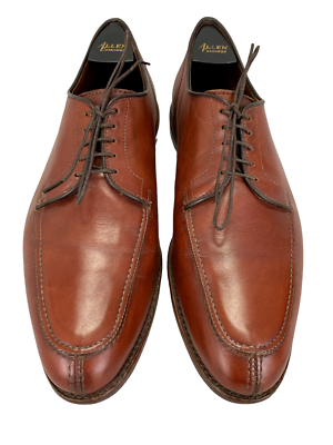 Allen Edmonds LESALLE brown leather lace up split apron toe men's