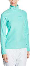 O'neill Women's Hidden Half Zip Fleece Jacket Spearmint Green Pull Over Top Rare