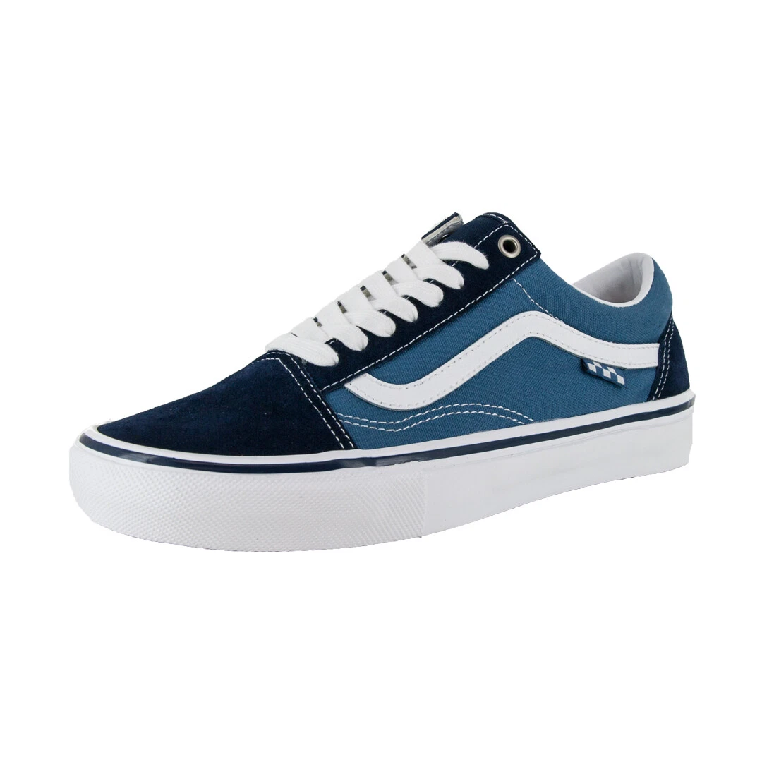 Vans Old Skool Skate Shoe - Navy / White