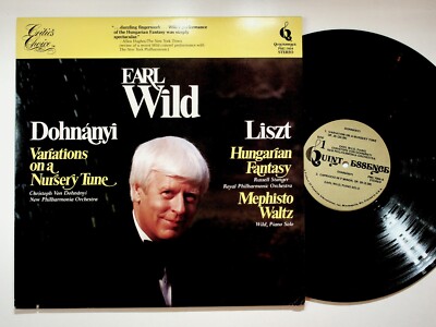 Earl Wild Dohnanyi Liszt Variations Hungarian Fantasy Mephisto Quintessence
