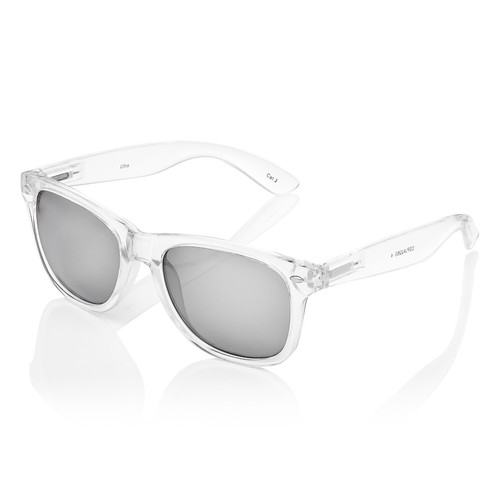 Gafas de sol transparentes para lentes plateadas para hombre y mujer con marco transparente 5060787265943 eBay