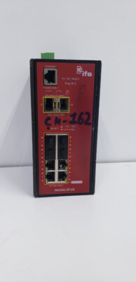 INTERLOGIX IFS NS3552-8P-2S 8-Port Industrial Gigabit PoE, CH#162+ (GETESTET)
