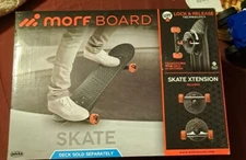 Morf Board ~ Skate Xtension ~ Lava Red Color, New 