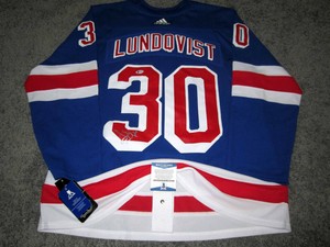 lundqvist signed jersey