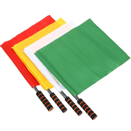 Rennflaggen 4-teilig Sportflaggen (weiß, gelb, rot, grün) - Bild 1 von 12