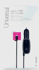 T-Mobile Micro-USB CAR Charger w/ additional USB Port - Black