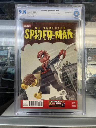 SUPERIOR SPIDER-MAN 19 LEGO AMAZING FANTASY 15 HOMAGE CBCS 9.8