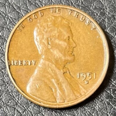VINTAGE RARE 1951 D WHEAT PENNY eBay