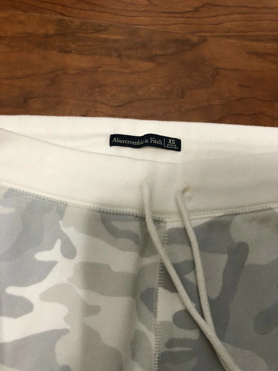 Pantalon de jogger camouflage blanc Abercrombie Fitch femme taille XS