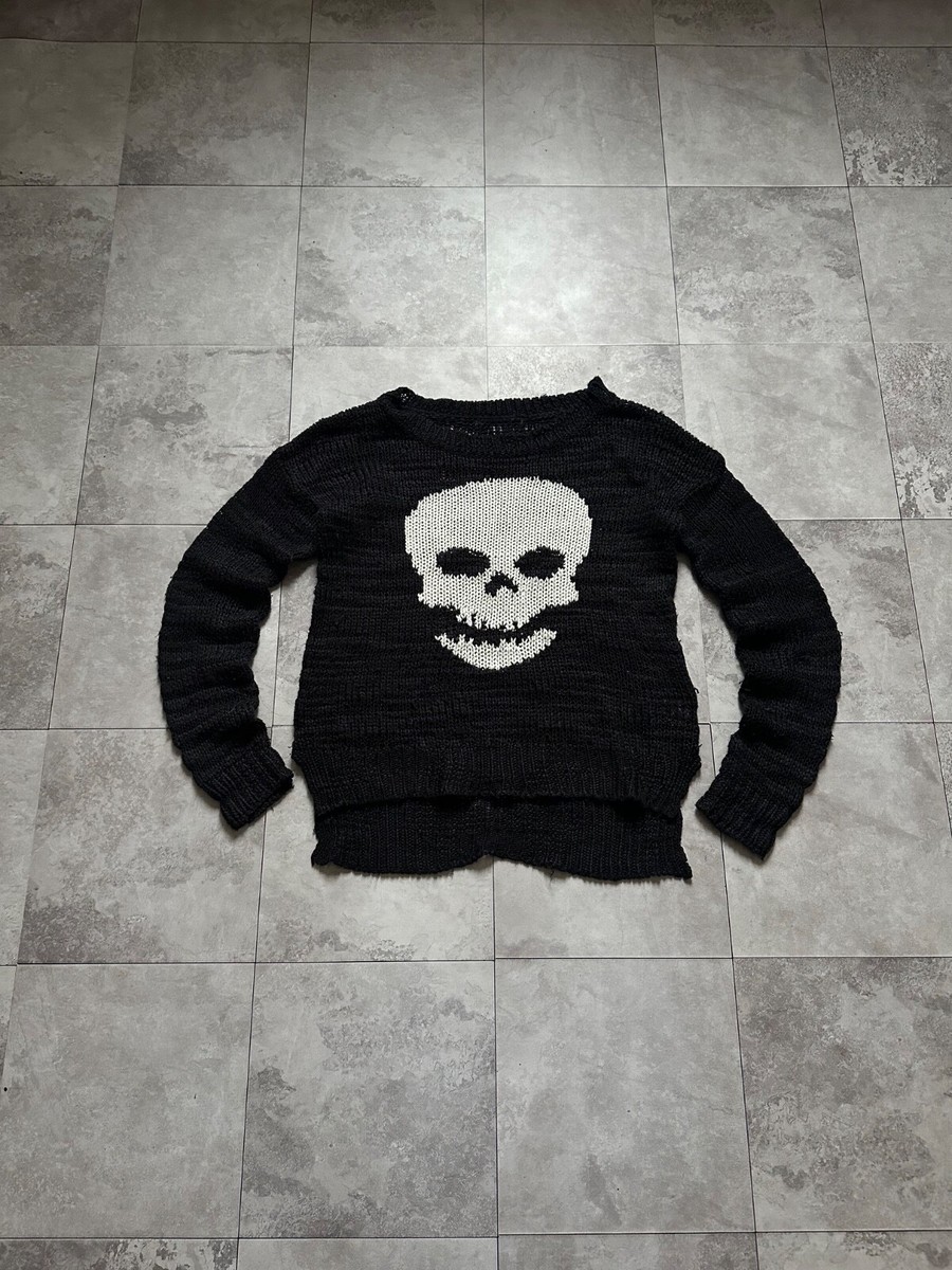 Punk LGB If Six Was Nine Number Nine Style Mesh Gothic Skull
