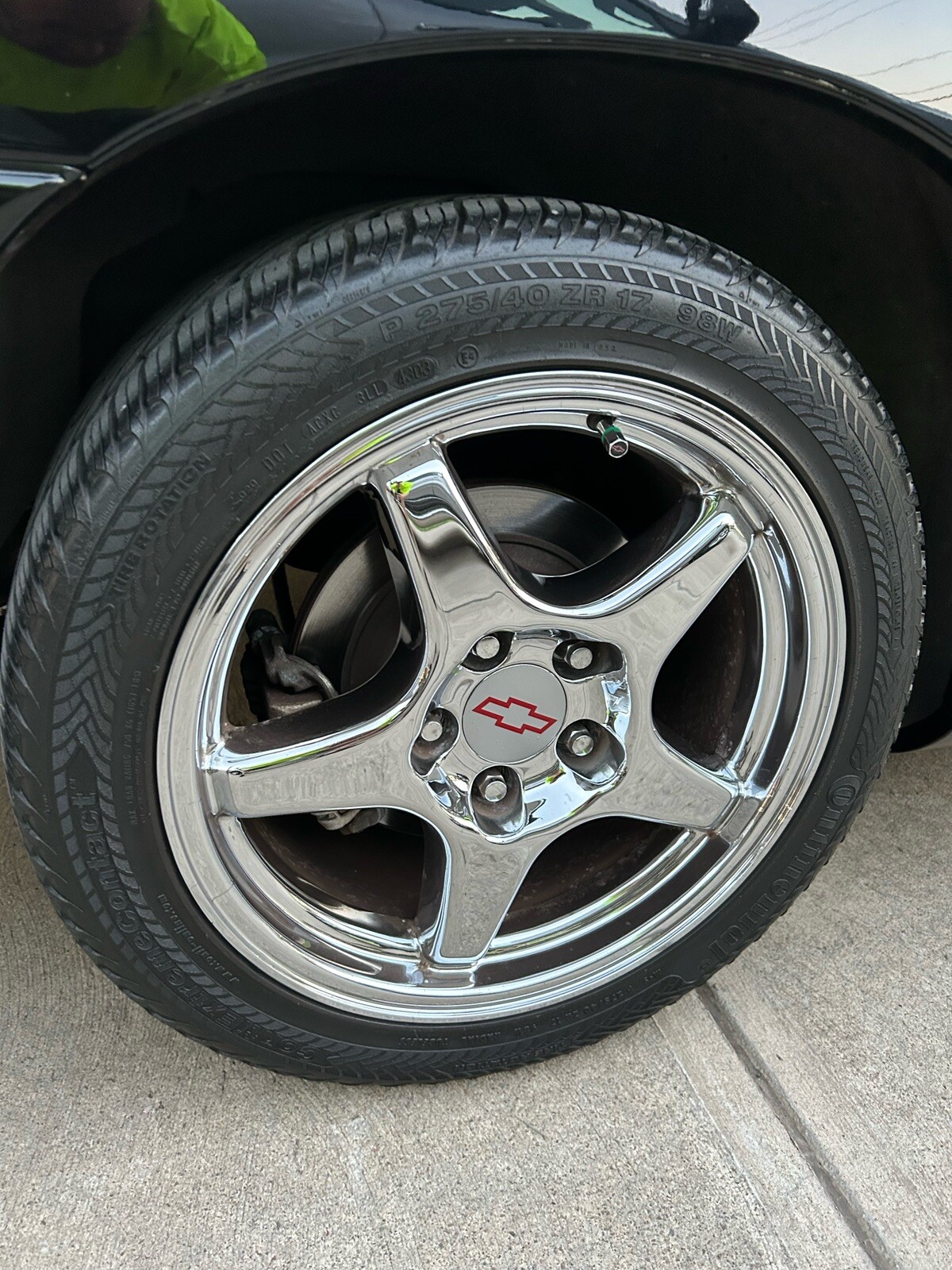 19962002 Camaro Bowtie ZR1 Wheel Center Cap Decals Silver W/Red