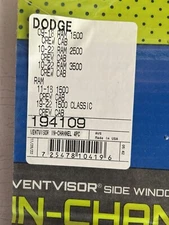 2009 - 2022 Ram 1500 2500 3500 Rain Guard