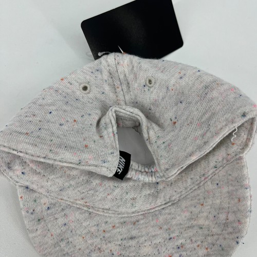 Nike Strapback Hat Newborn Baby One Size Gray Confetti Print New NWT - Picture 6 of 9