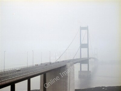 Foto 6x4 Severn Brücke im Nebel Aust\/ST5789 Dies ist gescannt aus einer R um 1967