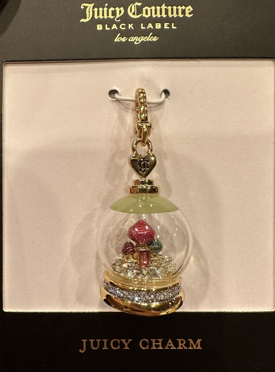JUICY COUTURE SNOWGLOBE BLACK LABEL CHARM NWT! WJW57499 | eBay