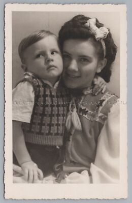Mother and Son - Vintage Photo 1930s