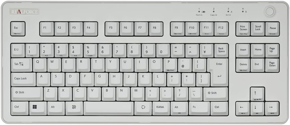 REALFORCE R3 Keyboard Kana-less Tenkeyless/Full-size Japanese