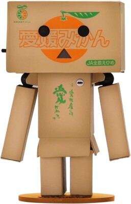 Used Revoltech Danbo Mini JA Ehime Mandarin Orange Box ver. Action Figure
