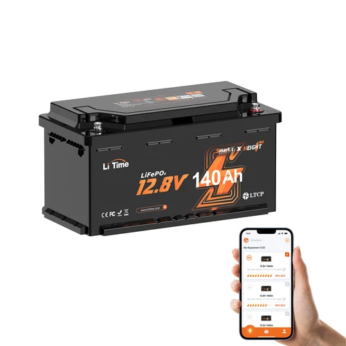LiTime 12V 140Ah H190 Bluetooth LiFePO4 Lithium Batterie für Wohnmobil - Bild 1 von 11