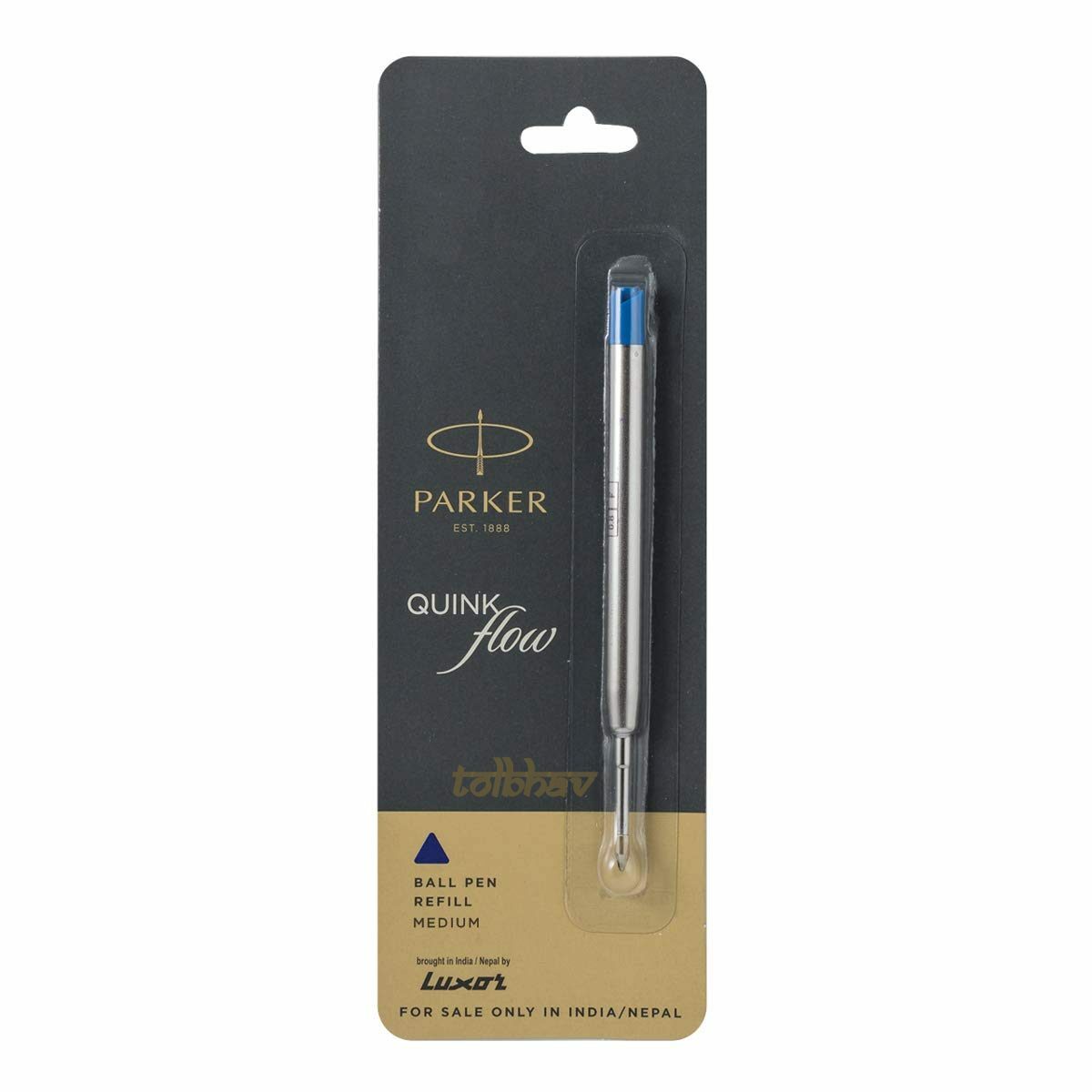 Parker Ball Point Pen Refills Refill BP Fine Medium Blue Black New Quink Flow