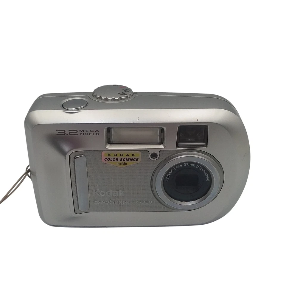 Kodak EasyShare CX7300 3.2MP Digital Camera & Manual Silver - Tested Working - Image 2 of 4