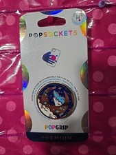 Enamel Fly Me to The Moon Premium PopSockets Single Grip  Stand Phones Holder