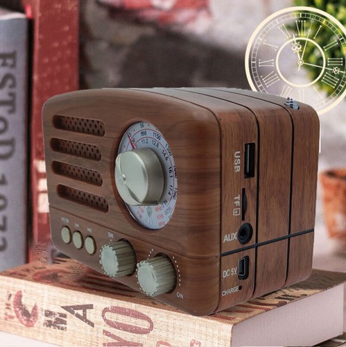 Retro Wiederaufladbare DAB UKW Radio Bluetooth USB USB/SD/TF MP3 - Bild 8 von 16