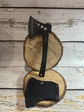 Master USA Stonewashed One Hand Throwing Axe 11" w/ Nylon Sheath