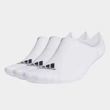 New  Adidas (3) Pack Low Cut Sock White GJ7327 Pick Size Free Shipping