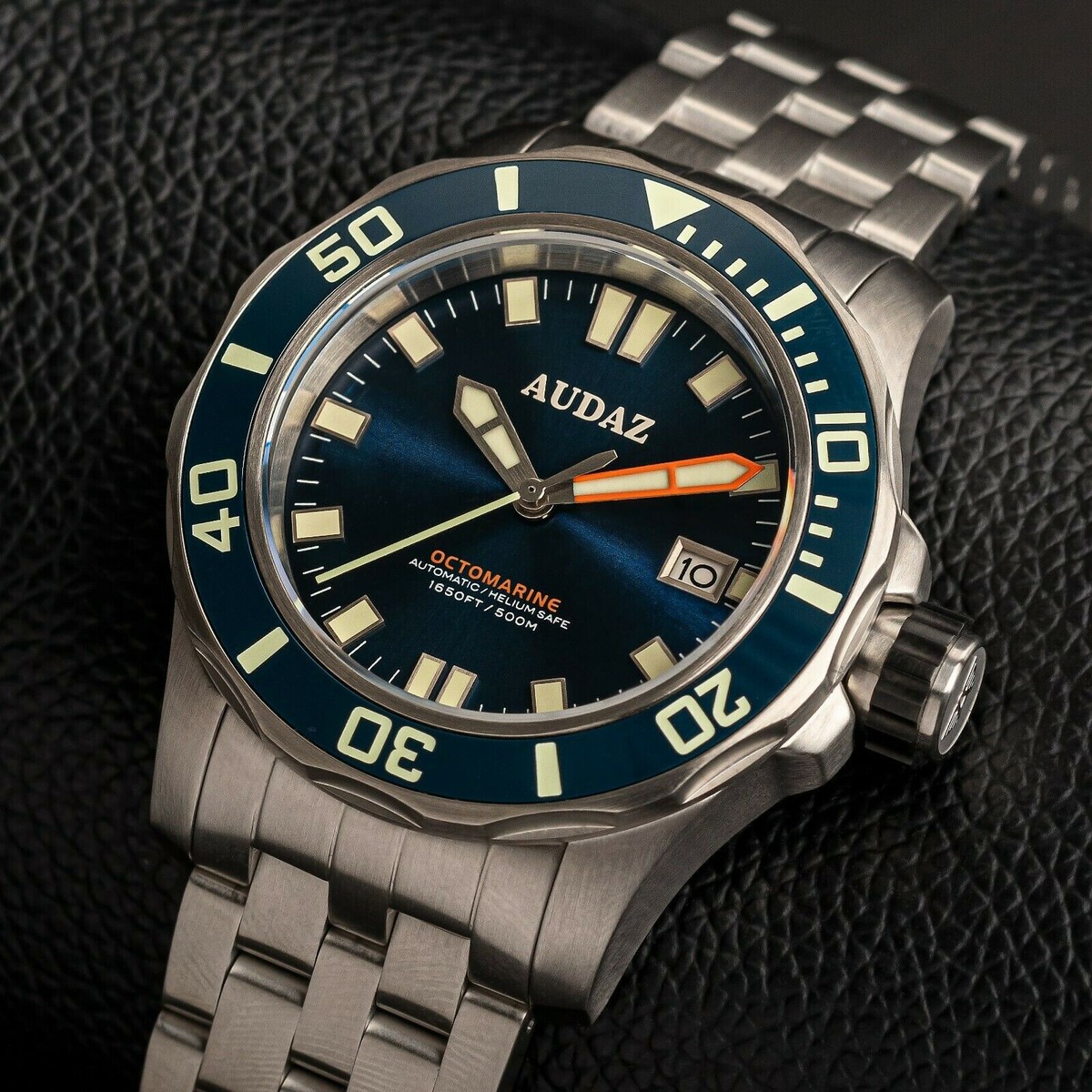 Audaz Blue Octomarine Automatic Men's Diver Watch 42mm ADZ-2070-02